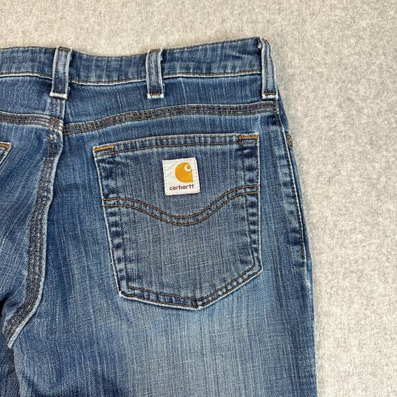 Carhartt Jeans Womens Size W30 Blue Boot Cut Original Fit Medium Wash Western - Picture 7 of 11